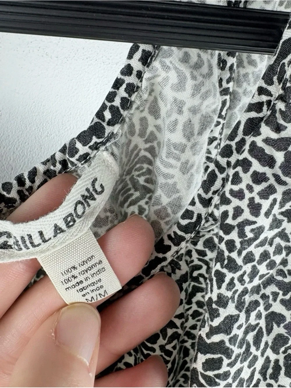 Billabong Girl's Animal Print Flutter Sleeve Sundress Summer Dress Medium 8 10